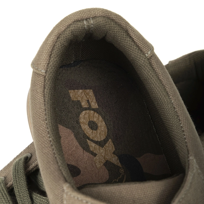 Fox Khaki Canvas Shoes